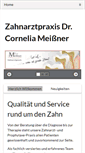 Mobile Screenshot of cornelia-meissner.de